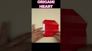 Tutorial Origami Heart DIY  How to Make Heart from Origami Paper [upl. by Rahas]