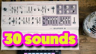 30 sounds of the UDO Super 6 no talking [upl. by Diehl355]