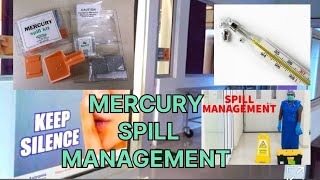 Mercury spill management kit। स्पिल मैनेजमेंट। Infection control traning trending NQASkayakalp [upl. by Ylrbmik326]