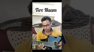 Tere Naam guitar tab intro terenaam shortvideo viralvideo trrndingshorts music [upl. by Aivilys]