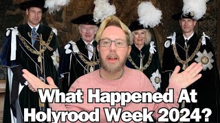 Discover What Happened At Holyrood Week 2024 [upl. by Ahsemac]