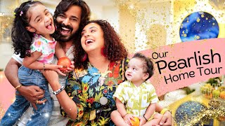 Our Pearlish Home Tour  Pearle Maaney  Srinish Aravind  Baby Nila amp Nitara [upl. by Aislehc]