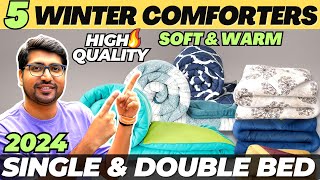 🔥BEST COMFORTERS BLANKET IN INDIA⚡ BEST COMFORTER FOR HEAVY WINTER⚡BEST COMFORTERS IN INDIA [upl. by Hachmin]