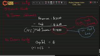 How to Prepare Income Statement  Owners Equity  Balance Sheet in Bangla  Accounting Tutorial 5 [upl. by Newg922]