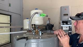 Rheem water heater anode rod removal [upl. by Eicrad283]