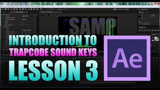 Sound Keys Lesson 3  Tutorial to Trapcode plugin for AE [upl. by Enairda962]