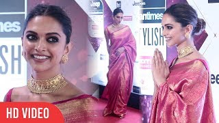 Deepika Padukone at HT Most Stylish Awards 2018  Rani Padmavati [upl. by Callean]