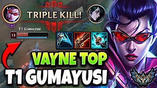 T1 Gumayusi Vayne vs Aatrox  TOP  Korea Challenger Patch 144 ✅ [upl. by Aibat]