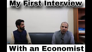 My first interview as media student I With an Economist I Numl Interview [upl. by Gilboa]