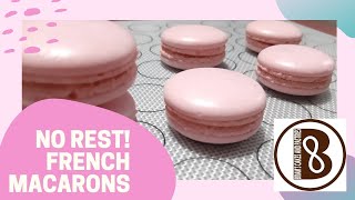 How to make macarons  French macarons  Easy step by step  No resting needed Brams vlog1 [upl. by Dannie]