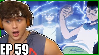 GON AND KILLUA CREATE THEIR NEN ABILITIES  Hunter x Hunter REACTION Episode 59 [upl. by Clayborn]