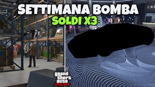 SETTIMANA BOMBA SCONTI E SOLDI X3 FANTASTICI  AGGIORNAMENTO SETTIMANALE GTA ONLINE [upl. by Yddeg191]