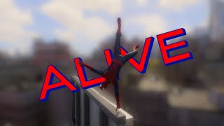 Marvels Spider Man 2  Alive by Warby Jets  Intense Swinging [upl. by Ahsercal]