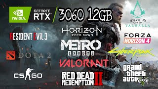 Ryzen 5 3400G RTX 3060 12GB Test in 11 Games 2021 [upl. by Rachelle]