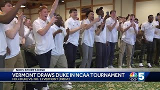 Vermont draws Duke in NCAA Tournament [upl. by Conroy]