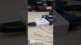 Quick Tip Connect Your Old PC to a New TV VGA to HDMI [upl. by Malinowski168]