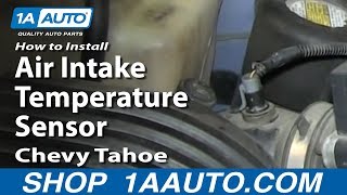 How to Replace Air Intake Temperature Sensor 9699 Chevy Tahoe [upl. by Akemad700]