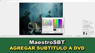 MaestroSBT Subtítulos para agregar a DVD [upl. by Ahsitahs]