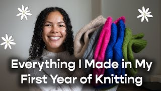 Everything I Made in My First Year of Knitting and What I Learned  2023 [upl. by Melgar]