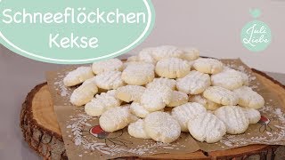 Schneeflöckchen  Weihnachtsplätzchen und Weihnachtsgebäck  Backen mit Liebe  Juli Liebe ♥ [upl. by Lanaj349]