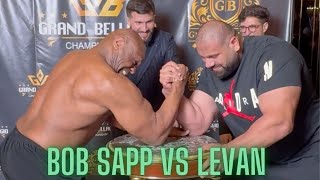 Bob Sapp VS Levan Saginashvili Armwrestling [upl. by Razatlab989]