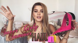 Нови придобивки за лятото и първи впечатления  Super Girly Summer Haul [upl. by Airtened706]