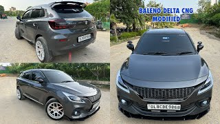 2023 Baleno delta cng modified  17 alloys for baleno  New baleno modified headlights  modified [upl. by Caz]