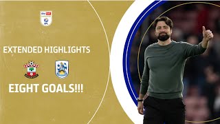 EIGHT GOAL THRILLER  Southampton v Huddersfield Town extended highlights [upl. by Norad]