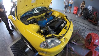 Jdm k24a swapped Delsol Remote Dyno tuning [upl. by Imit]