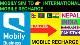 Mobily recharge transfer to Nepal  saudi se india mobile recharge  mobily recharge transfer [upl. by Eelirrem]