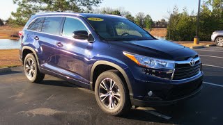 2016 Toyota Highlander XLE Full Tour amp Startup at Massey Toyota [upl. by Mulloy]