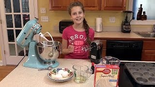 How to Bake Cupcakes  Cooking for Kids [upl. by Alimak236]