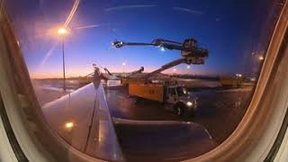 Plane DeIcing at Pearson International Airport in Toronto  360 Degrees [upl. by Nnylaj]