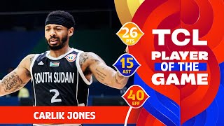 Carlik Jones 26 PTS  TCL Player Of The Game  ANG vs SSD  FIBA Basketball World Cup 2023 [upl. by Heymann84]