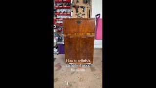 How to refinish wood furniture diy furniture restoration [upl. by Biggs]