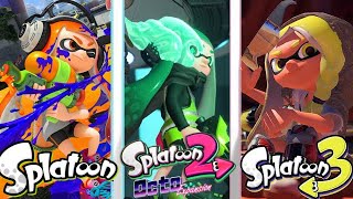 Splattack 同時再生 Splatoon 123 Mashup [upl. by Annairoc]