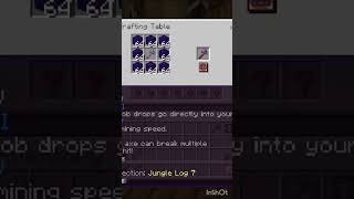 Crafting TreeCapitator In Craftersmc  Minecraft craftersmc minecraft skyblock axe gaming [upl. by Eurydice646]