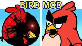 Friday Night Funkin VS Bird Mod amp Lyrics  Crimson Awakening FNF Mod Angry BirdsHorror [upl. by Eynenihc]