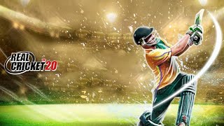 I played real cricket 20 game 🎮 [upl. by Ynnam]