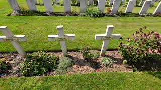 Meteren WW1 CWGC Military Cemetery France [upl. by Winthrop947]