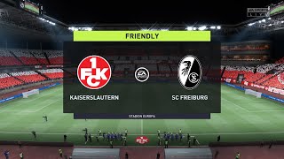 FIFA 22  Kaiserslautern vs Freiburg  DFB Pokal  31072022  Gameplay [upl. by Gifferd306]