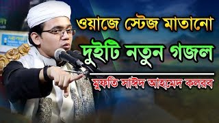 ওয়াজের স্টেজ মাতানো দুইটি নতুন গজল Mufti Sayed Ahmad Kalarab [upl. by Aicyla]