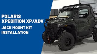 2024 Polaris XPEDITION XPADV  Jack Mount Kit  Polaris Off Road Vehicles [upl. by Lacsap]