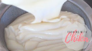 Vanilla Custard Pastry Cream Recipe  No Fuss Pastry Cream Recipe  Episode 74 [upl. by Crowley]