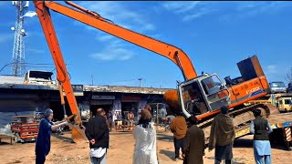 The Process of Replacing Boom Stick of EX200 DOOSAN Excavator Machine  DOOSAN Equipment [upl. by Htidirrem]