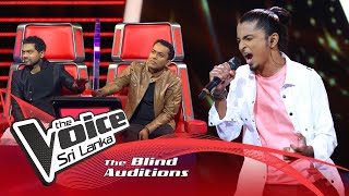 Sohan Francesco  Chakithaya චකිතය  Blind Auditions  The Voice Sri Lanka [upl. by Nywles]