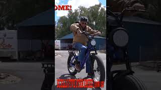 ECELLS CEO CRASHED TRYING TO DO A WHEELIE ON NEW ECELL FIVE STAR EBIKE 1500w 60v 1995 Free shippng [upl. by Polinski]