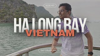 Vlog 07 I went for a Day Cruise in Vietnam  Halong Bay Trip  Harikrishnan Venugopal [upl. by Naillig]