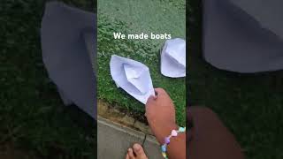 We made boats 😊 [upl. by Enalda157]