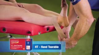 Ankle Support how to apply Video by Elastoplast Sport [upl. by Middlesworth]